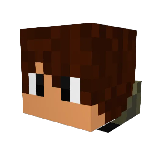 georgedeli2003 Minecraft avatar head, 3D render