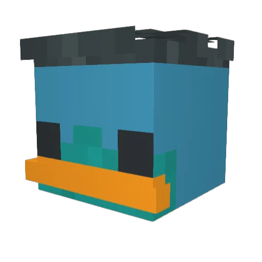georgedroyd1738 Minecraft avatar head, 3D render