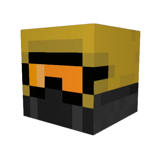 georgekenny1 Minecraft avatar head, 3D render