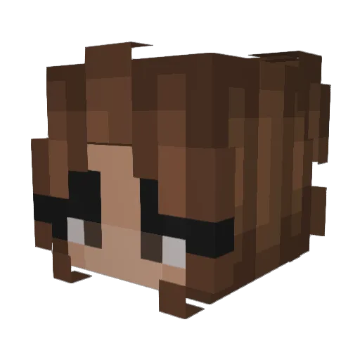 georgelimer420 Minecraft avatar head, 3D render
