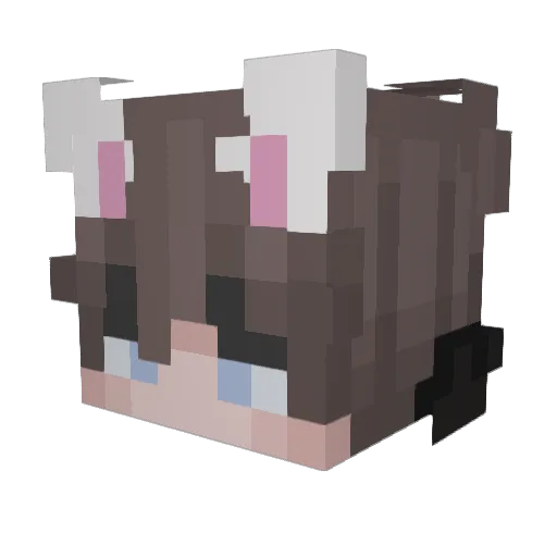 georgescom Minecraft avatar head, 3D render