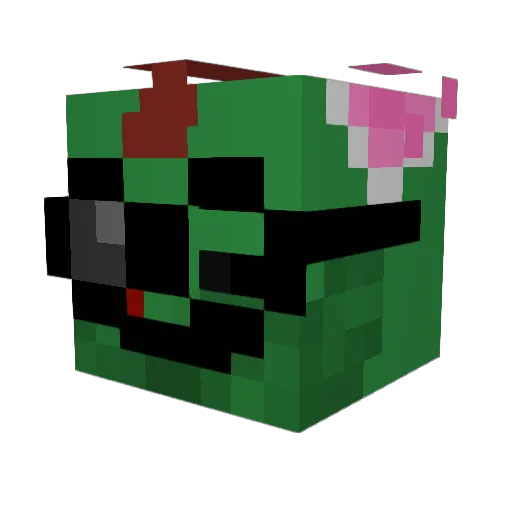 georgi_v106 Minecraft avatar head, 3D render