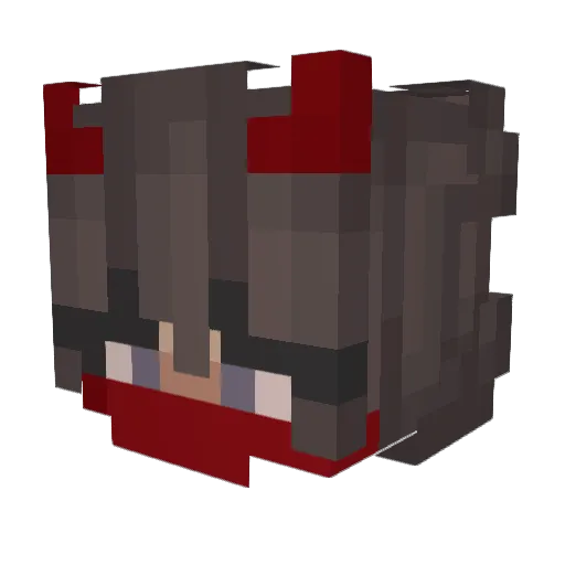 georgiaaalol Minecraft avatar head, 3D render