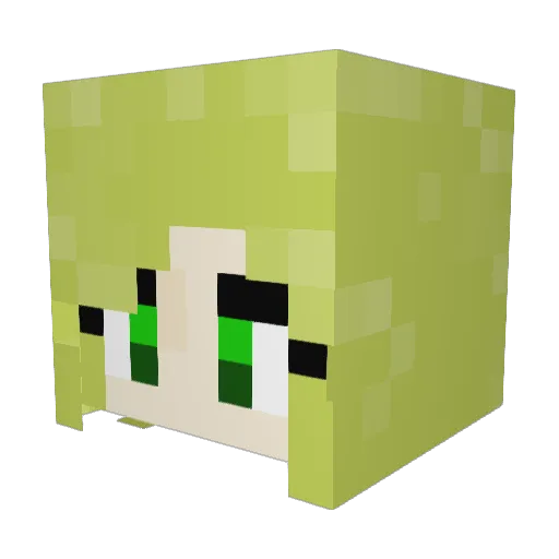 georgiab12 Minecraft avatar head, 3D render