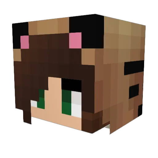 georgie6721 Minecraft avatar head, 3D render