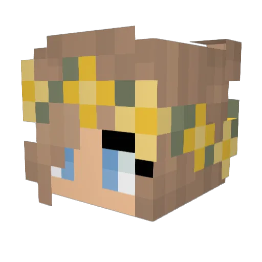 georgieeeeeeee Minecraft avatar head, 3D render