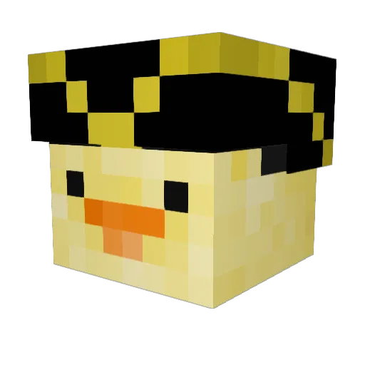 georgitg Minecraft avatar head, 3D render