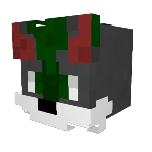 georgiwolf2232 Minecraft avatar head, 3D render