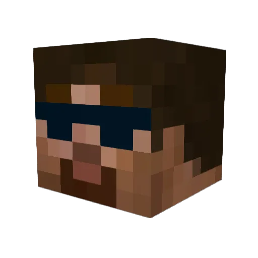georgpu4 Minecraft avatar head, 3D render
