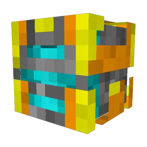geose Minecraft avatar head, 3D render