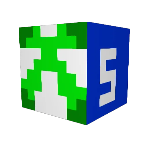 geosnail Minecraft avatar head, 3D render