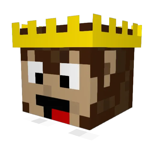 gerardooooo Minecraft avatar head, 3D render