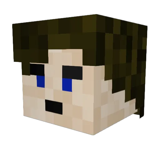 gerbera3224 Minecraft avatar head, 3D render