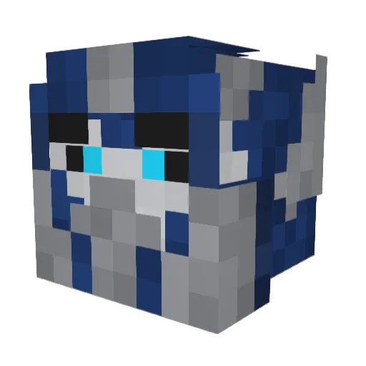 gerduka0s Minecraft avatar head, 3D render