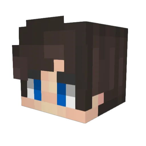 gergybeagleRJL Minecraft avatar head, 3D render