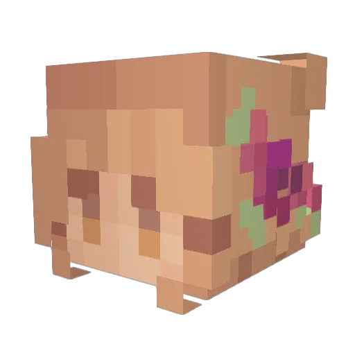 gerijo13 Minecraft avatar head, 3D render
