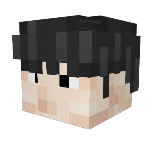 germa_66 Minecraft avatar head, 3D render