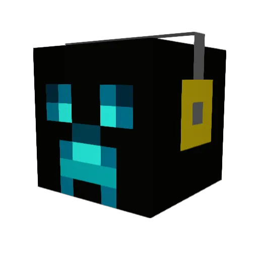 germaineg Minecraft avatar head, 3D render