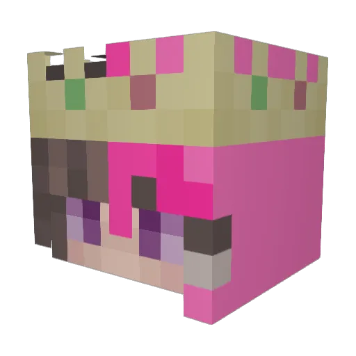 germanletsgwy Minecraft avatar head, 3D render