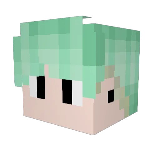 germanletsplay20 Minecraft avatar head, 3D render