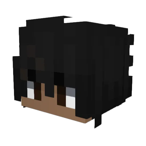 germanym Minecraft avatar head, 3D render