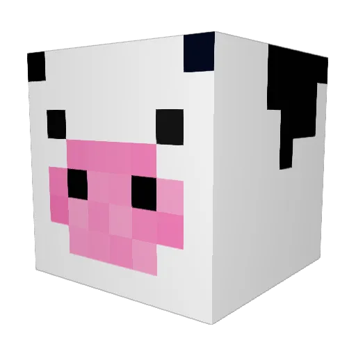 germluver Minecraft avatar head, 3D render