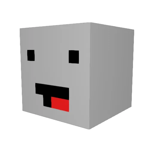 gero208 Minecraft avatar head, 3D render