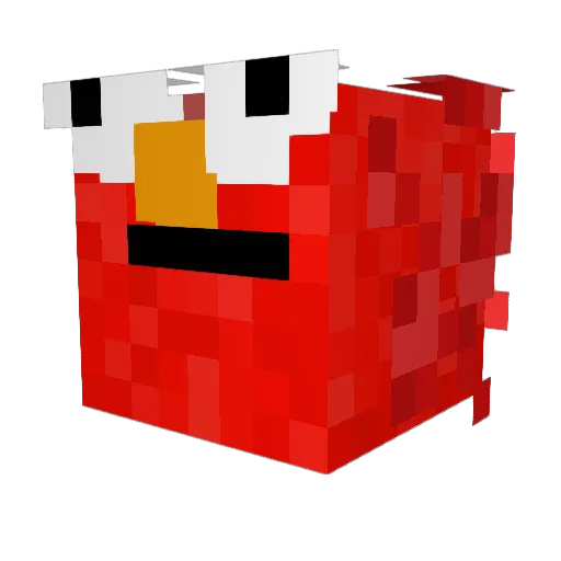 geroNV04 Minecraft avatar head, 3D render