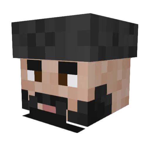 geronimo96 Minecraft avatar head, 3D render
