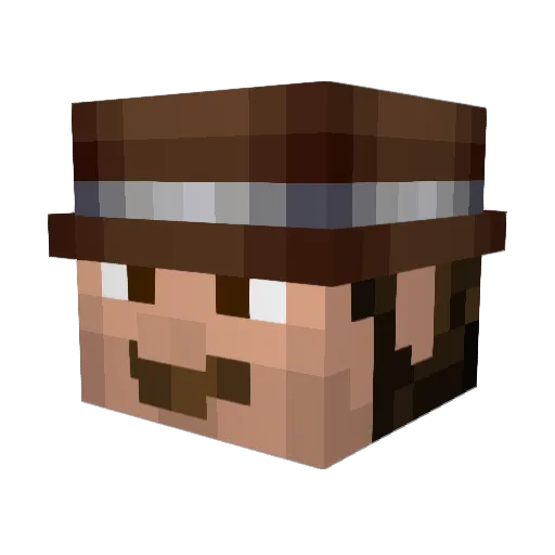 gerre314 Minecraft avatar head, 3D render