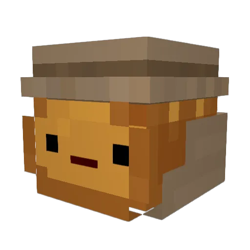 gerrie4576 Minecraft avatar head, 3D render