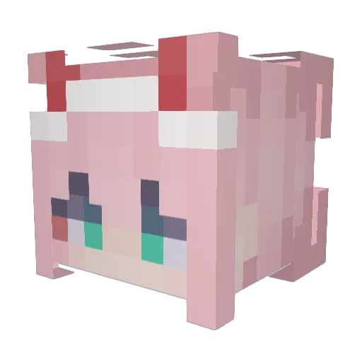 gerrish Minecraft avatar head, 3D render