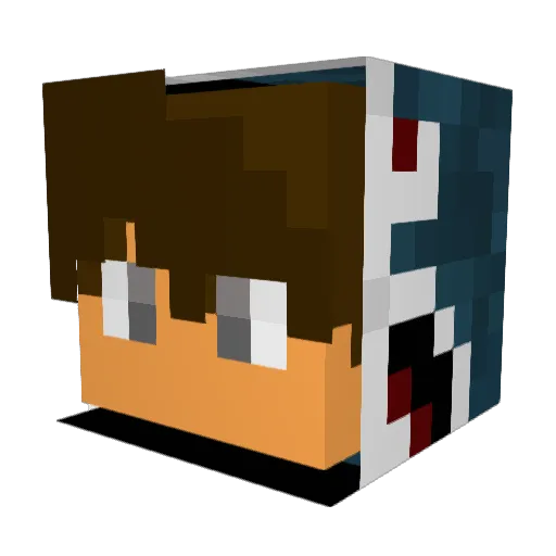gerry2006 Minecraft avatar head, 3D render