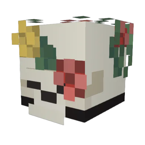 gerryg Minecraft avatar head, 3D render