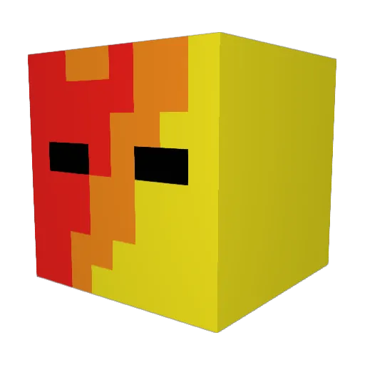 gert2414 Minecraft avatar head, 3D render