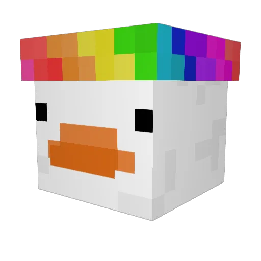 gerymendelshtam Minecraft avatar head, 3D render