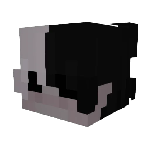 gesammelt Minecraft avatar head, 3D render