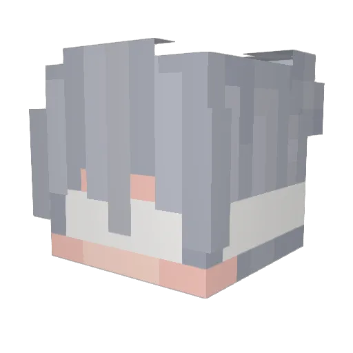 gesoffen Minecraft avatar head, 3D render