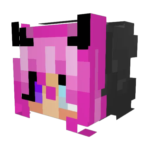 gessaff Minecraft avatar head, 3D render