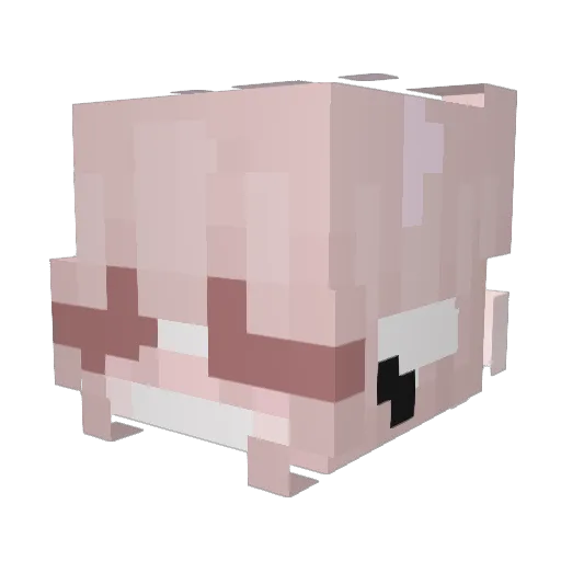 getYyntaxxed Minecraft avatar head, 3D render