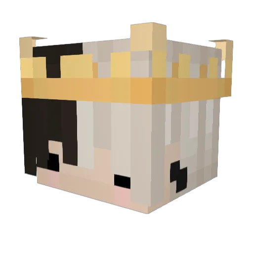 get_jaxed Minecraft avatar head, 3D render