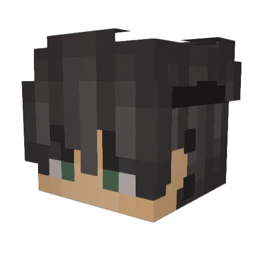 getcomb0ed Minecraft avatar head, 3D render