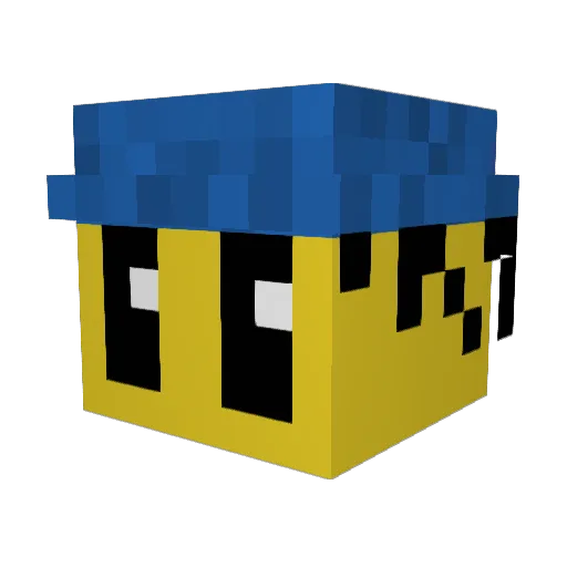 getgot69420 Minecraft avatar head, 3D render