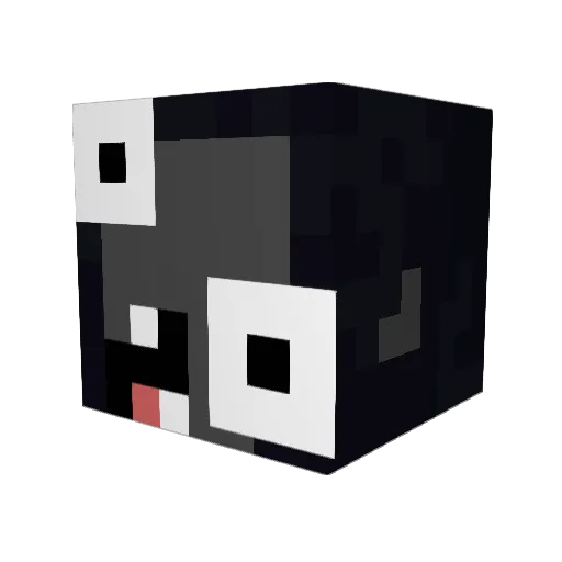 getit Minecraft avatar head, 3D render