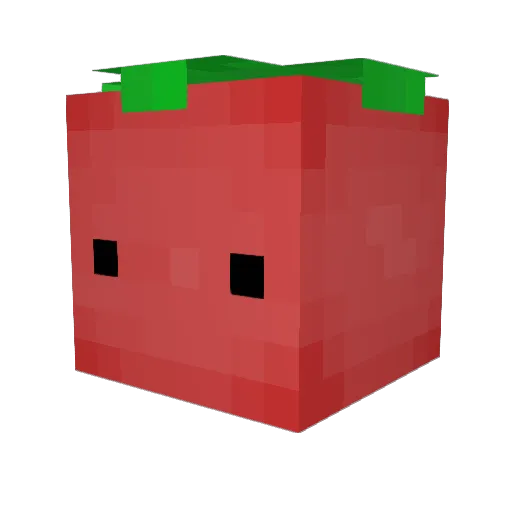getjipped Minecraft avatar head, 3D render