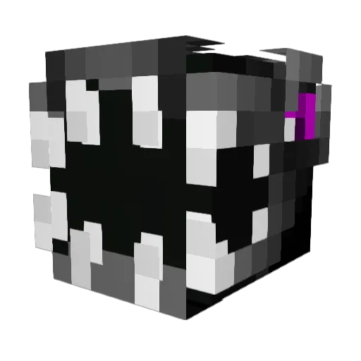 getknocked Minecraft avatar head, 3D render