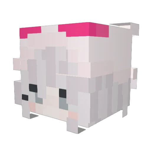 getmorbed Minecraft avatar head, 3D render