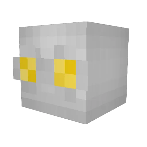 getro_gamer Minecraft avatar head, 3D render