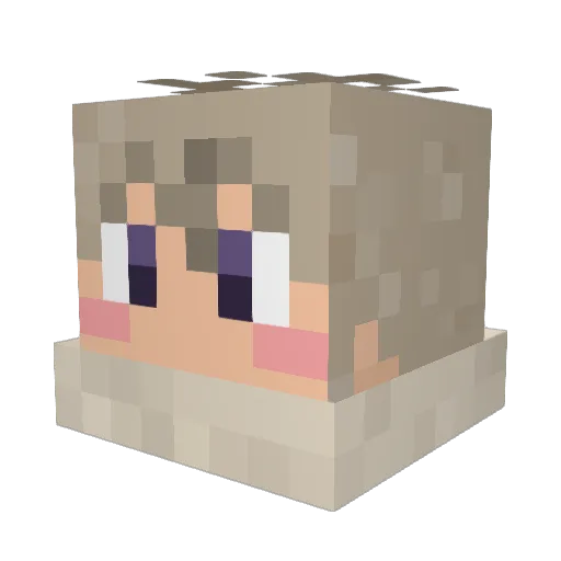 gevar234 Minecraft avatar head, 3D render