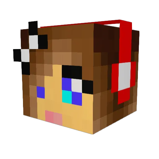 geviro5 Minecraft avatar head, 3D render